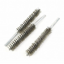 Twisted wire pipe tube cleaning brush